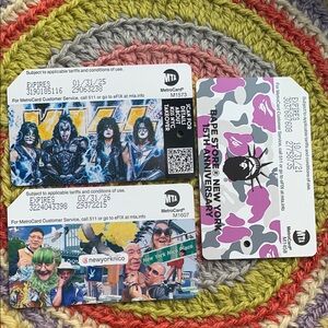 BAPE Store New York 15th Anniversary MetroCard